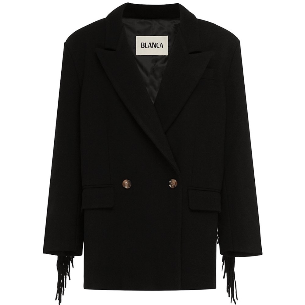 Austin Double Breasted Wool-Blend Blazer